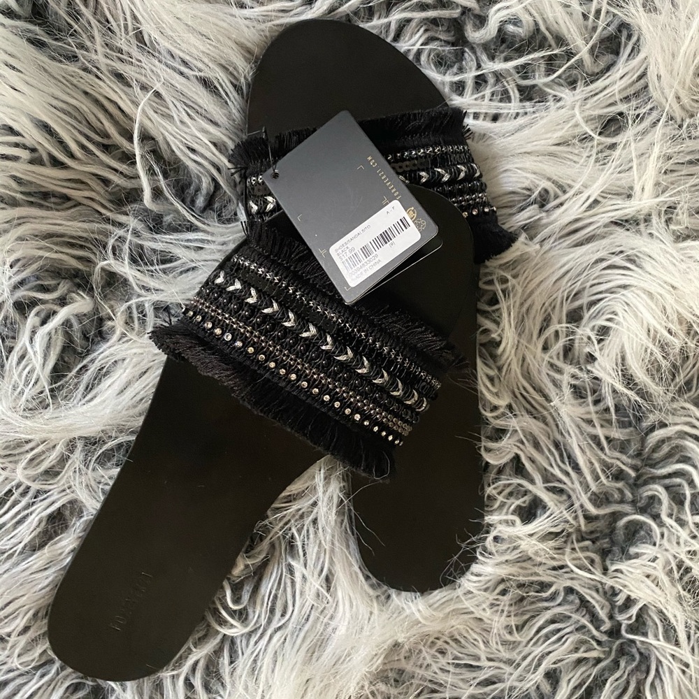 Black sandals
